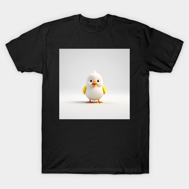 Minimalistic Chicken T-Shirt by Mirokoth